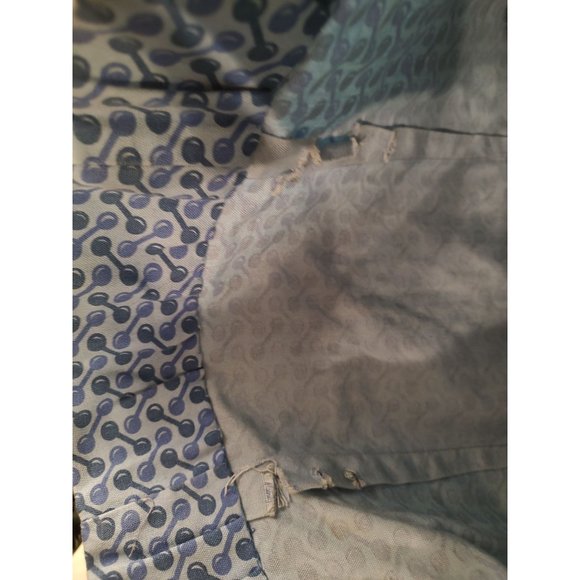 1950's-60's Sleeveless Blue Homemade top - Picture 9 of 9